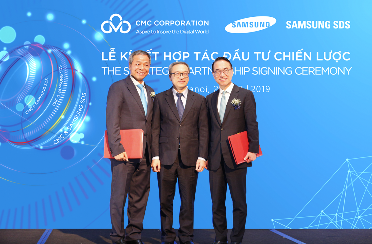 CMC and Samsung SDS signed strategic investment contract in technology